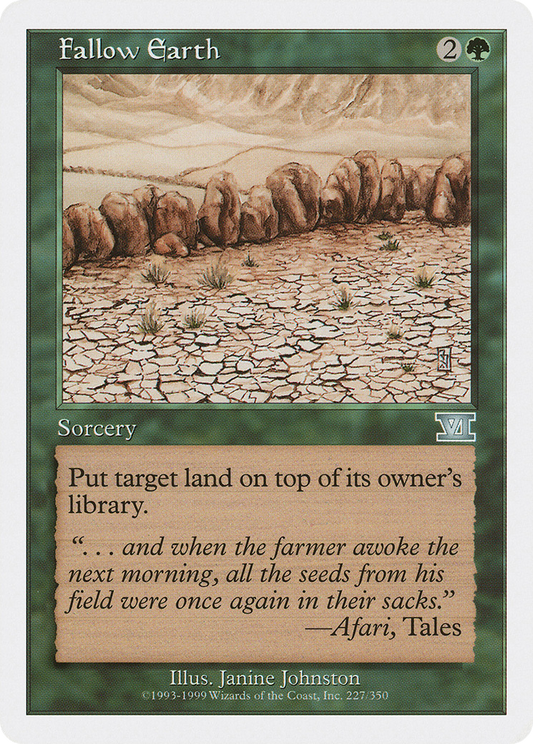 Fallow Earth (6ED-227)