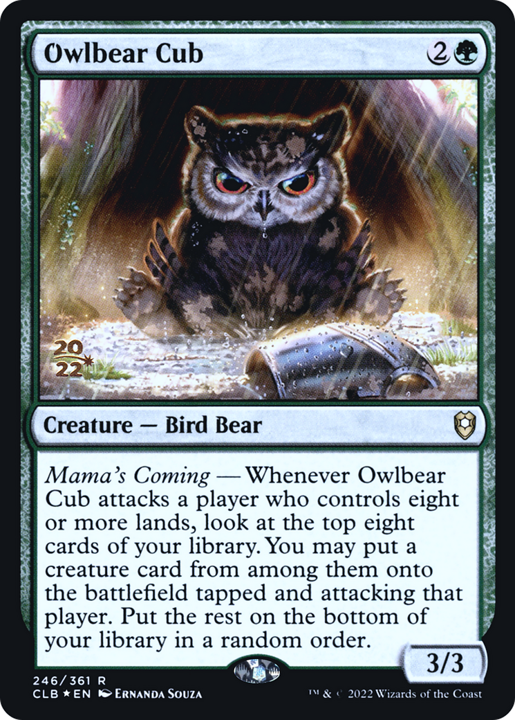 Owlbear Cub (PRE-246S) (Foil)