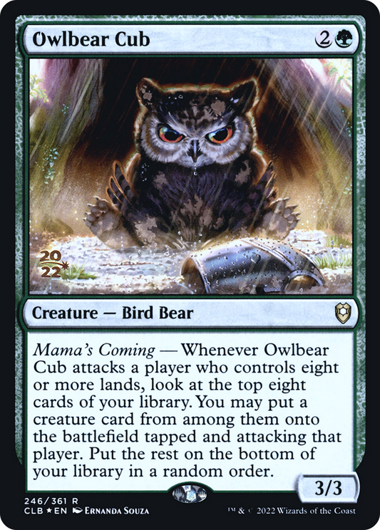 Owlbear Cub (PRE-246S) (Foil)