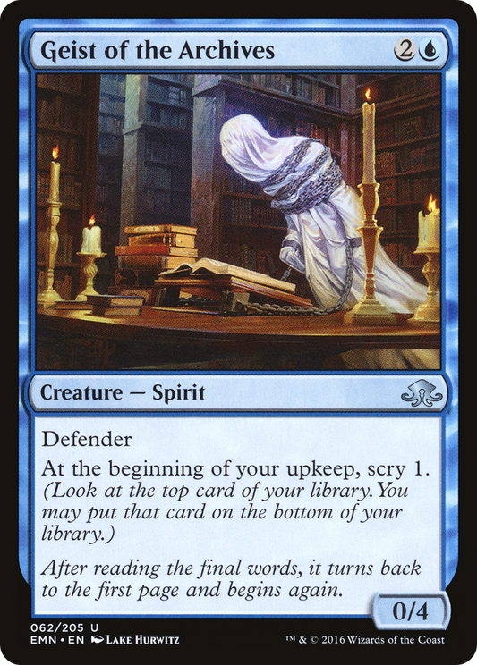 Geist of the Archives (EMN-062) (Foil)