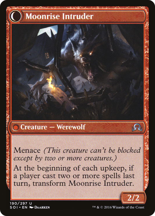Village Messenger // Moonrise Intruder (SOI-190) (Foil)