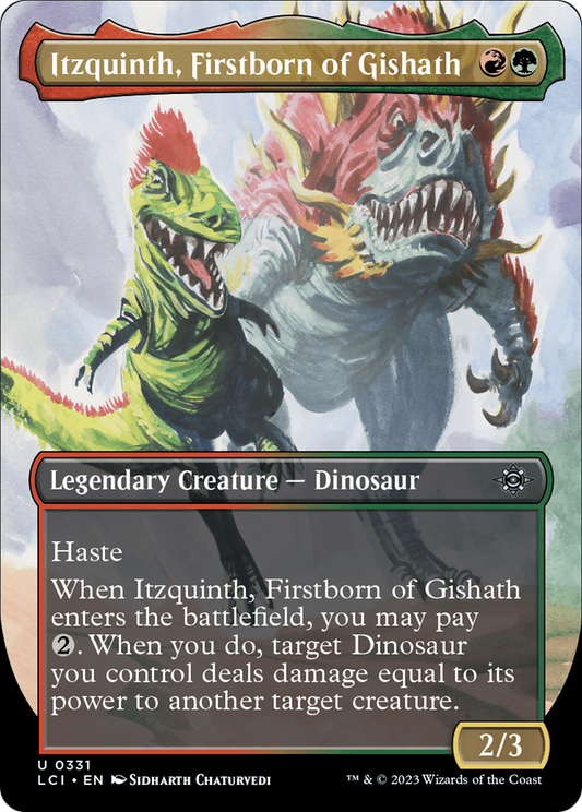 Itzquinth, Firstborn of Gishath (LCI-331) (Borderless)