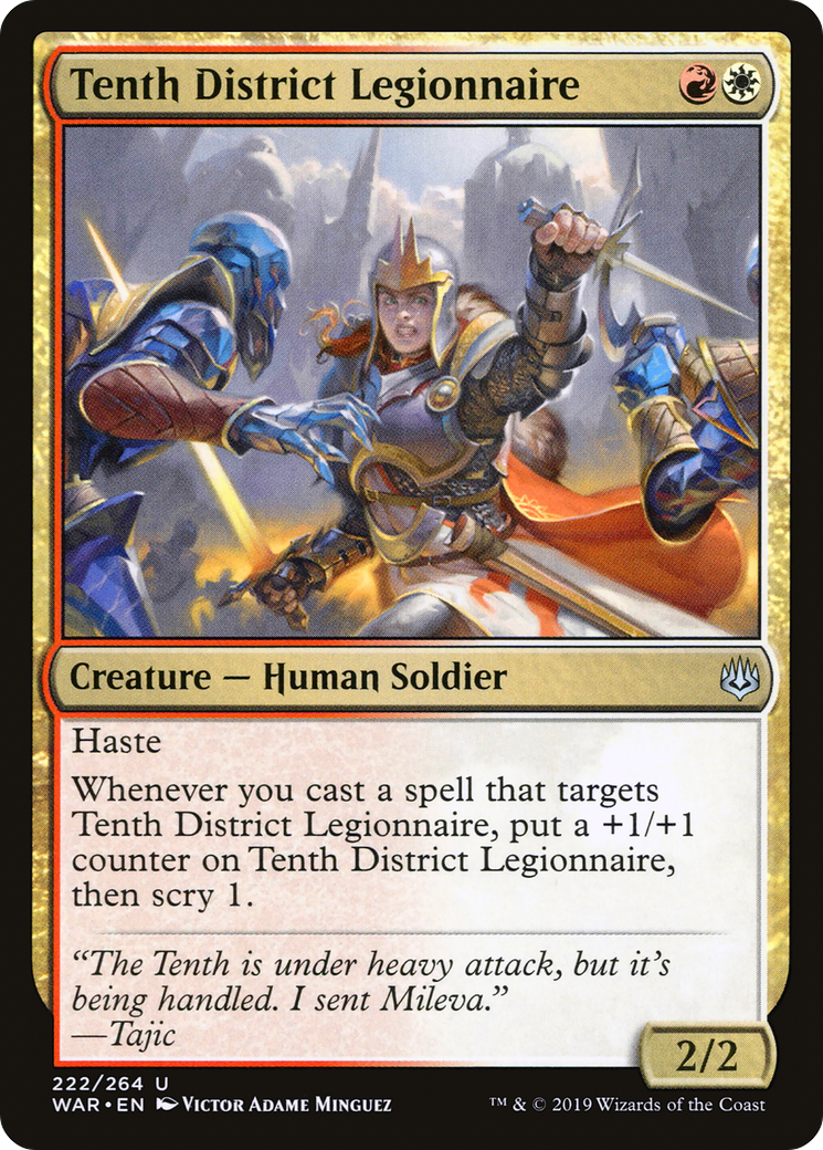 Tenth District Legionnaire (WAR-222) (Foil)