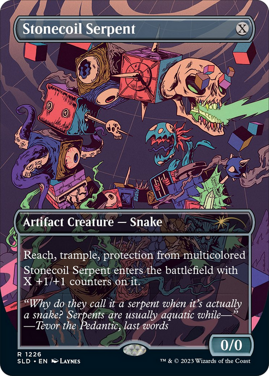 Stonecoil Serpent (SLD-1226) (Borderless) (Foil)