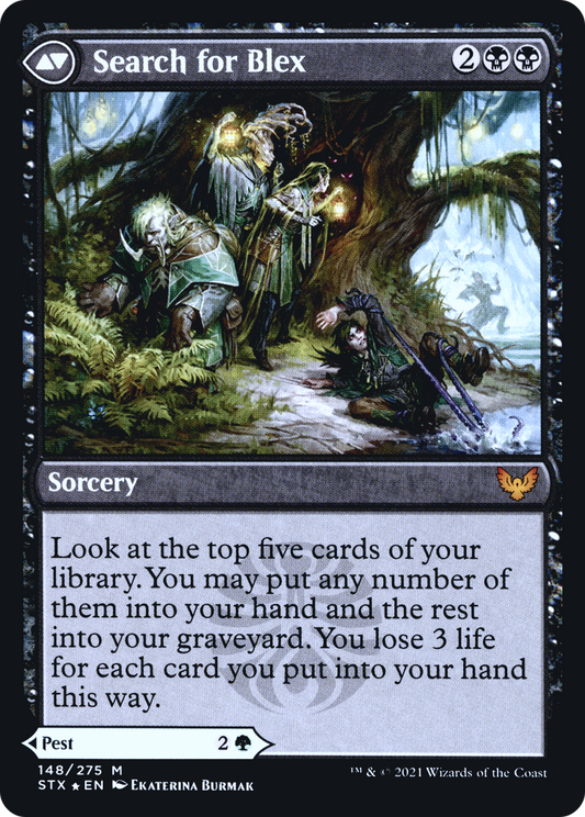 Blex, Vexing Pest // Search for Blex (PRE-148S) (Foil)