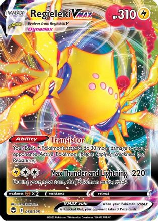 Regieleki VMAX (SIT-058) (Holofoil)