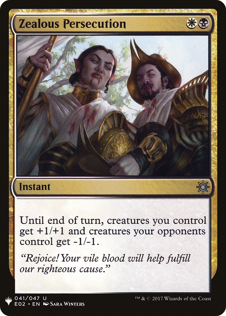 Zealous Persecution (LIST-E02-41)