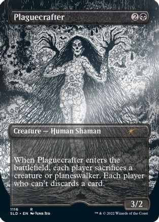 Plaguecrafter (Borderless) (Foil Etched) (SLD-1116)