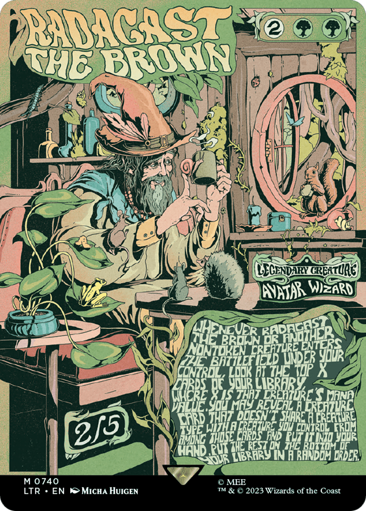 Radagast the Brown (LTR-740) (Borderless) (Foil)