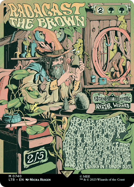 Radagast the Brown (LTR-740) (Borderless) (Foil)