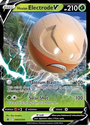 Hisuian Electrode V (SSP-SWSH294) (Holofoil)