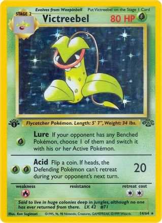 Victreebel (14) (JU-014) (Unlimited Holofoil)