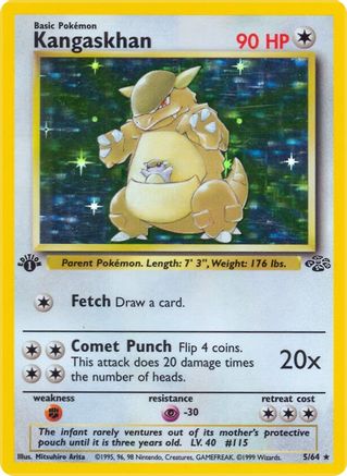 Kangaskhan (5) (JU-005) (Unlimited Holofoil)