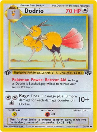 Dodrio (JU-034) (Unlimited)