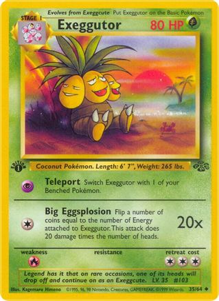 Exeggutor (JU-035) (1st Edition)