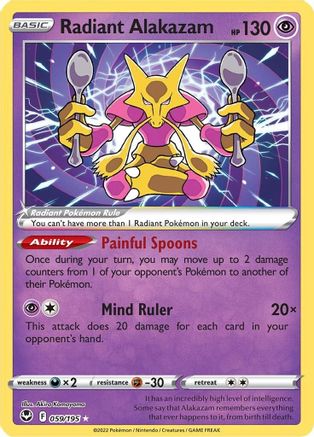 Radiant Alakazam (SIT-059) (Holofoil)