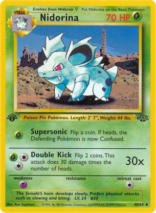 Nidorina (JU-040) (1st Edition)