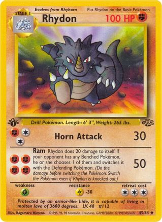 Rhydon (JU-045) (1st Edition)