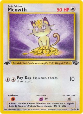 Meowth (JU-056) (1st Edition)