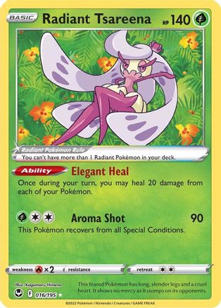 Radiant Tsareena (SIT-016) (Holofoil)
