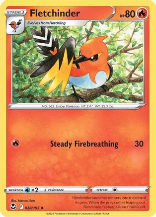 Fletchinder (SIT-028) (Reverse Holofoil)