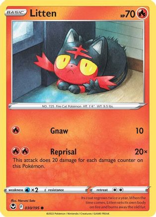 Litten (SIT-030) (Reverse Holofoil)