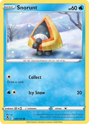 Snorunt (SIT-041) (Reverse Holofoil)