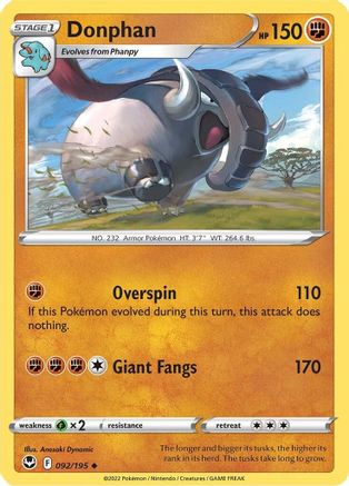 Donphan (SIT-092) (Reverse Holofoil)
