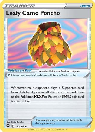 Leafy Camo Poncho (SIT-160) (Reverse Holofoil)