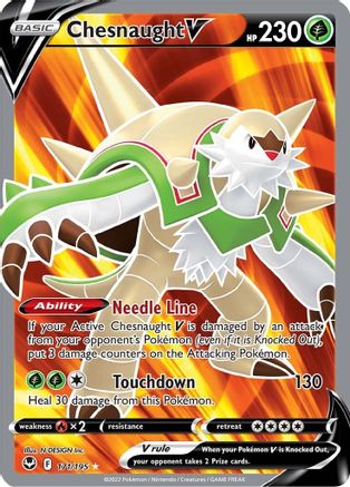Chesnaught V (Full Art) (SIT-171) (Holofoil)