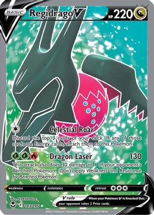 Regidrago V (Full Art) (SIT-183) (Holofoil)