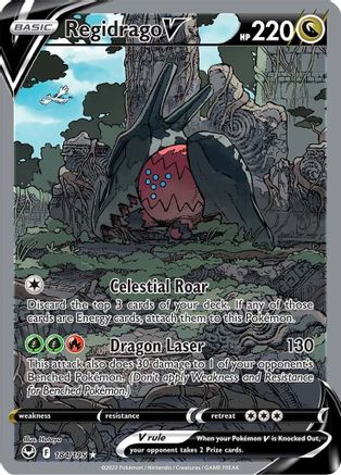 Regidrago V (Alternate Full Art) (SIT-184) (Holofoil)