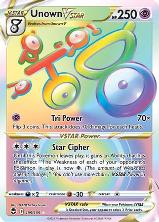 Unown VSTAR (Secret) (SIT-199) (Holofoil)