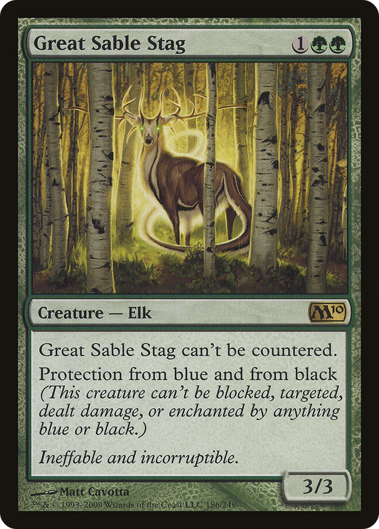 Great Sable Stag (M10-186) (Foil)