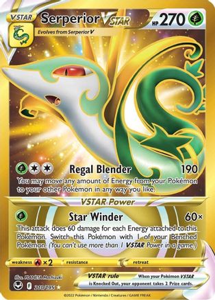 Serperior VSTAR (Secret) (210) (SIT-210) (Holofoil)
