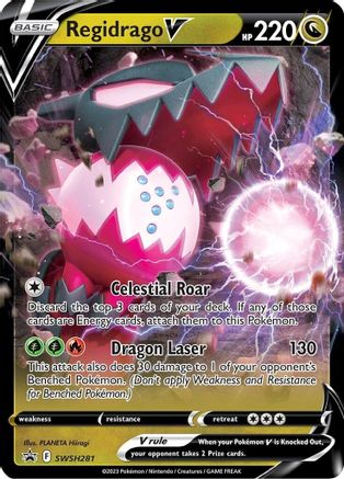 Regidrago V (SSP-SWSH281) (Holofoil)