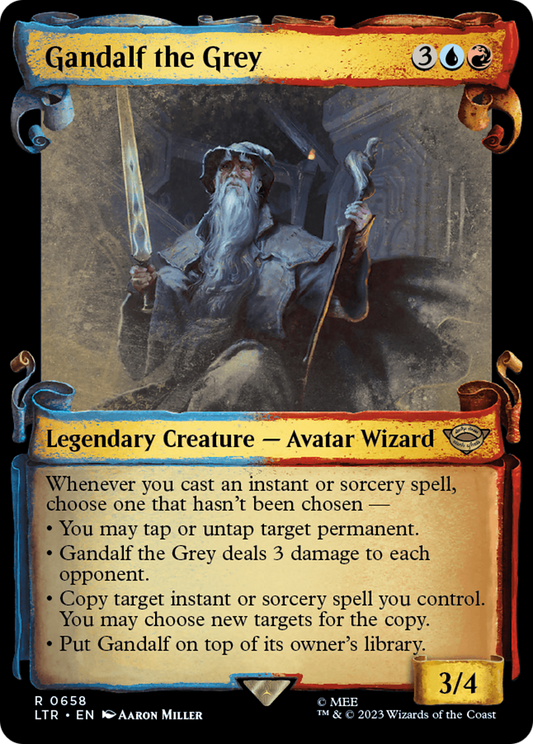 Gandalf the Grey (LTR-658) (Showcase) (Scroll) (Foil)