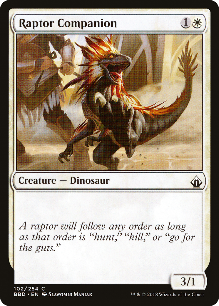 Raptor Companion (BBD-102)