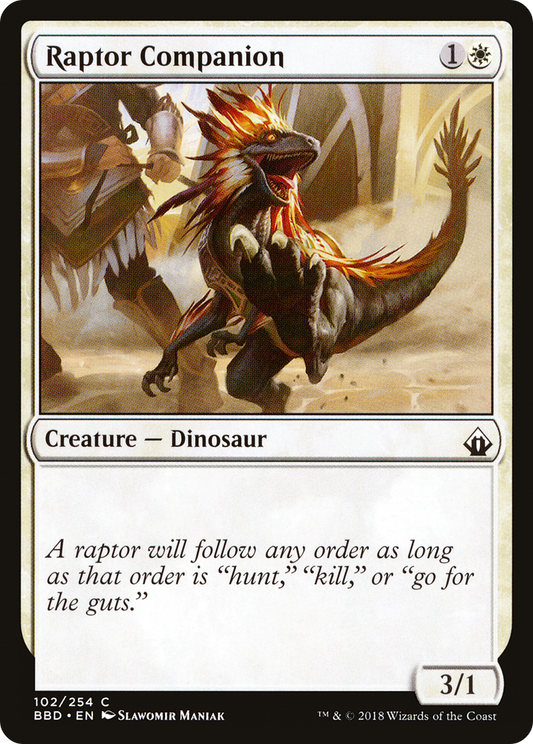 Raptor Companion (BBD-102)