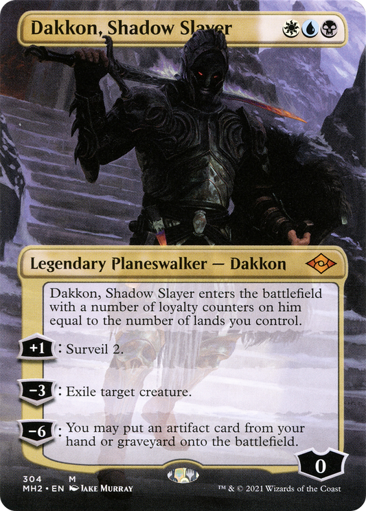 Dakkon, Shadow Slayer (MH2-304) (Borderless)