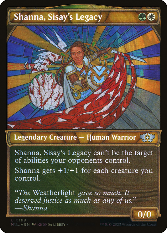 Shanna, Sisay's Legacy (MUL-189) (Showcase) (Halo Foil)