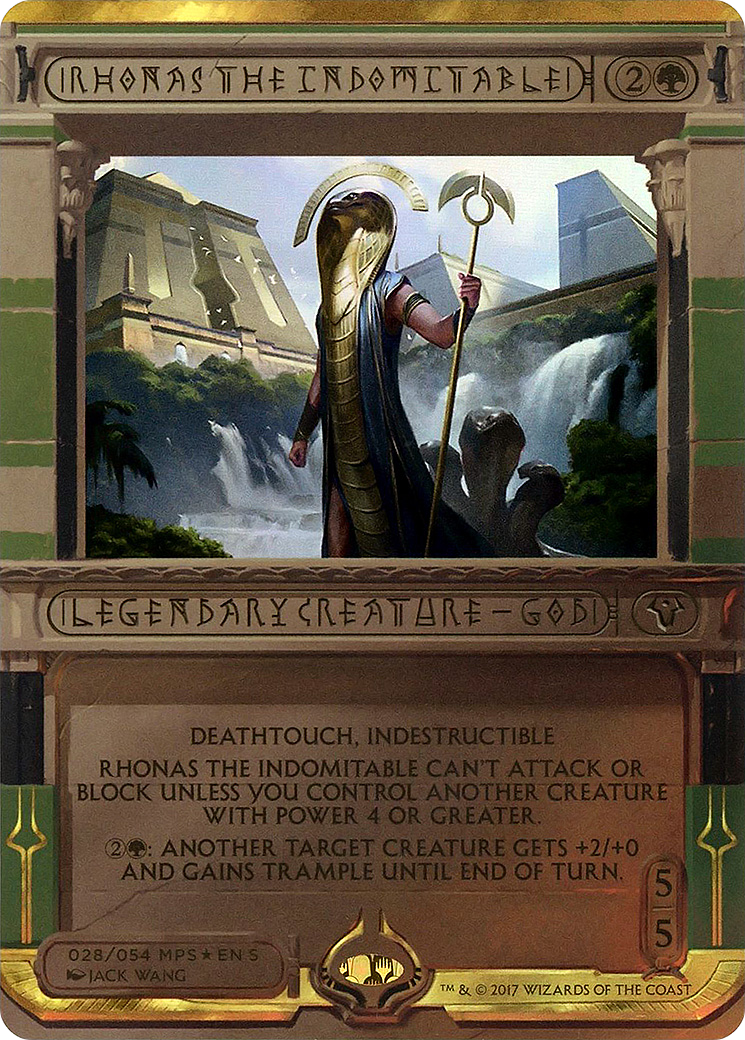 Rhonas the Indomitable (MPS2-028) (Borderless) (Foil)