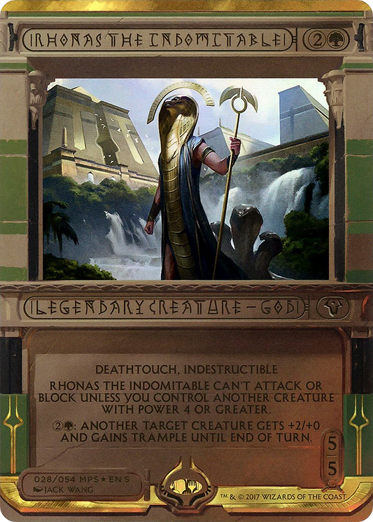Rhonas the Indomitable (MPS2-028) (Borderless) (Foil)