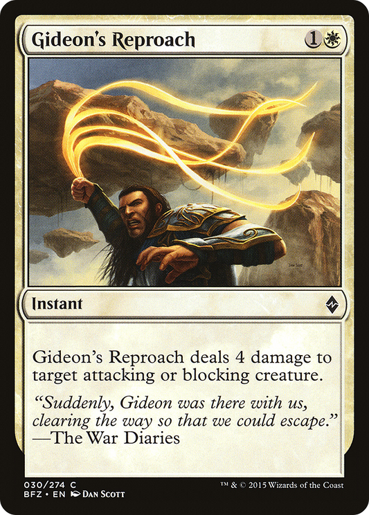 Gideon's Reproach (BFZ-030)