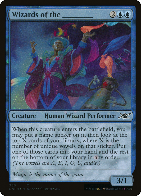 Wizards of the _____ (UNF-350) (Galaxy Foil)