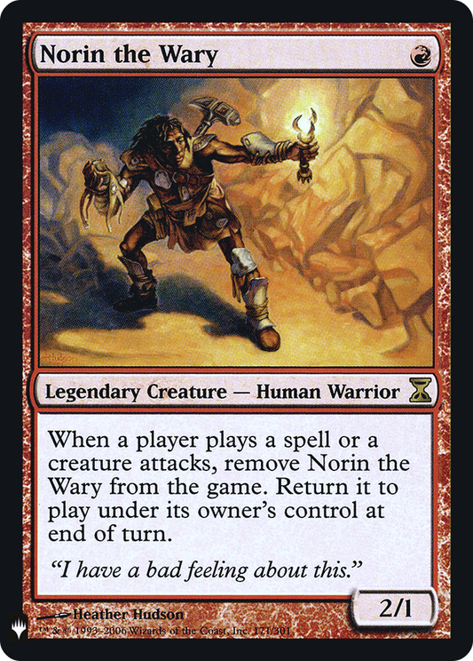 Norin the Wary (LIST-TSP-171) (Foil)