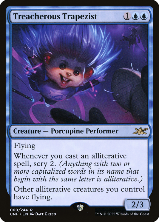 Treacherous Trapezist (UNF-060) (Foil)