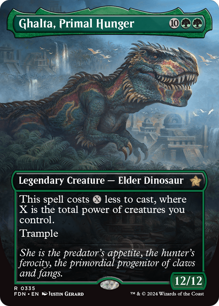 Ghalta, Primal Hunger (FDN-335) (Borderless) (Foil)