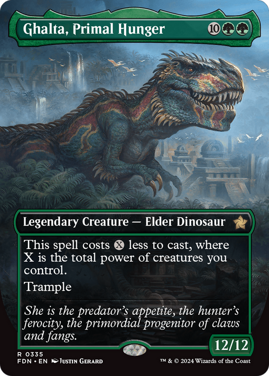 Ghalta, Primal Hunger (FDN-335) (Borderless) (Foil)