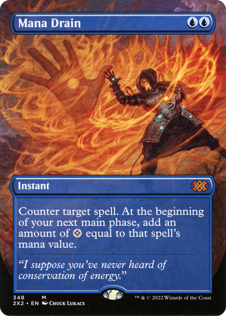 Mana Drain (2X2-348) (Borderless) (Foil)